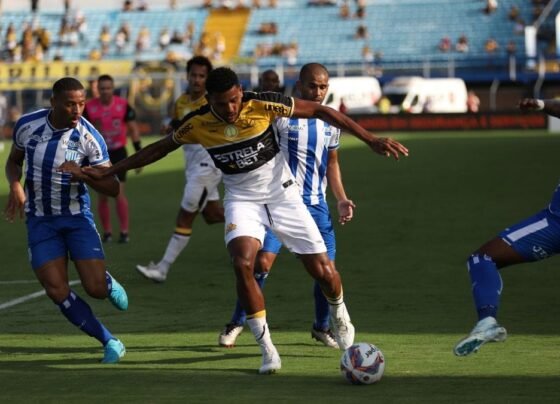 Criciúma atropelou o Avaí no primeiro tempo na Ressacada (Foto: Celso da Luz, CEC)
