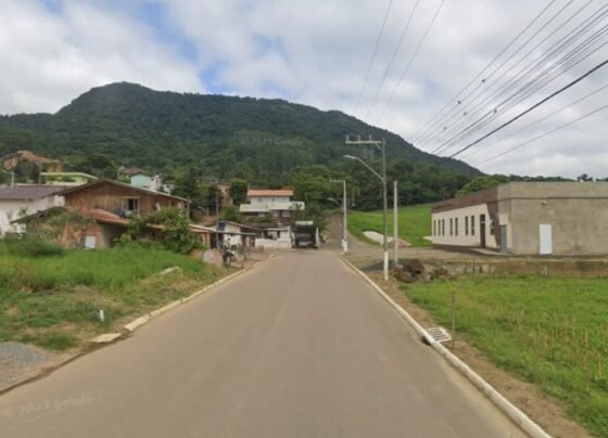 Vítima foi atacada enquanto dormia em Rio do Sul (Foto: Google Maps, Reprodução)