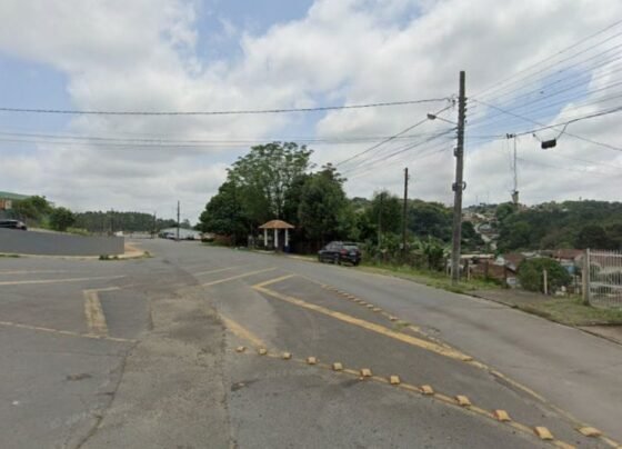 Tentativa de feminicídio aconteceu em São Bento do Sul (Foto: Google Maps, Reprodução)