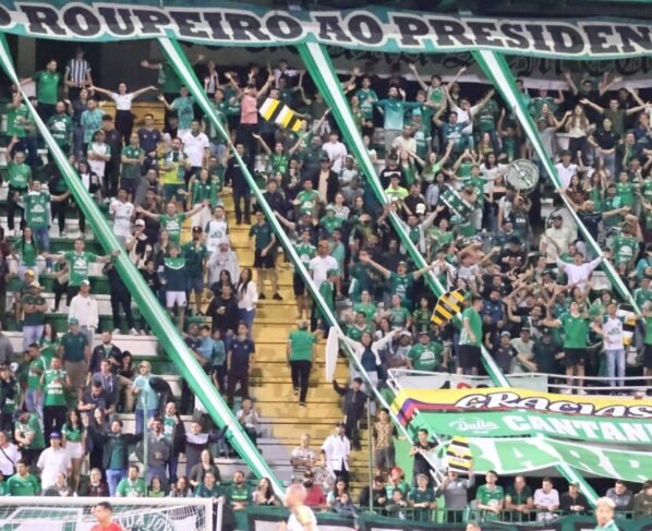 Torcida da Chapecoense na Arena Condá (Foto: Divulgação, Rafael Bressan, ACF)