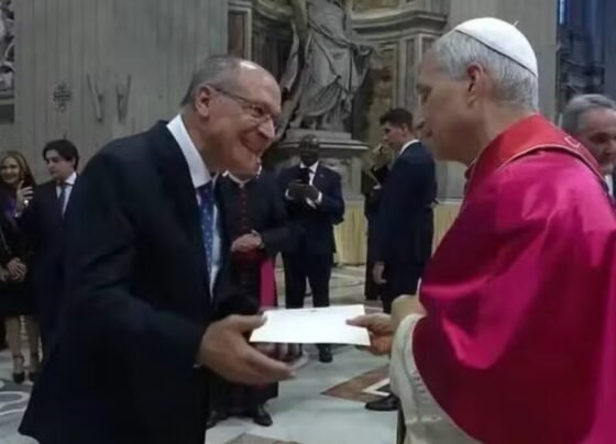 Alckmin e papa Leão XIV