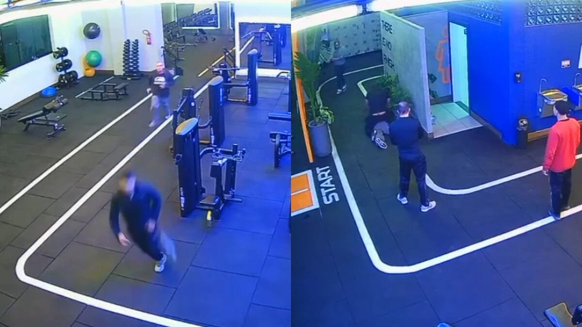 Homem invade academia, atira em instrutor e é baleado por policial em Lages (6)