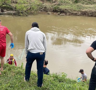 Corpo seminu é encontrado no rio Itajaí-Mirim, próximo a Brusque