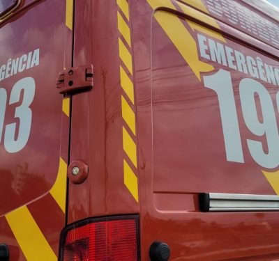 Homem fica ferido após queda de 8 metros de altura