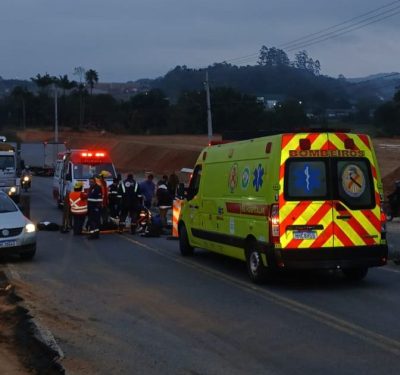 Pessoa morre após acidente de trânsito na BR-470, em Indaial