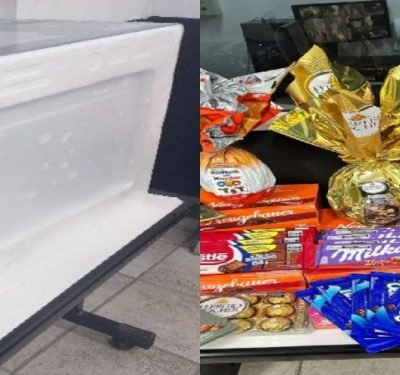 Polícia recupera micro-ondas e chocolates furtados de supermercado em Brusque
